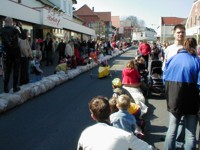 Volles Tempo  beim Seifenkistenrennen des AC Hanerau-Hademarschen